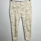 Knox Rose Pants Womens 14 Camouflage Cropped Capris Tapered Pockets Military