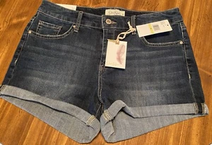 Neu mit Etikett Jessica Simpson Forever Damenshorts kurz 5 Taschen Jeansshorts Größe 30 Baumwollmischung - Bild 1 von 12