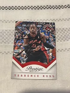 Terrence Ross Signed Toronto Raptors Panini Prestige Card NBA Proof - Picture 1 of 4