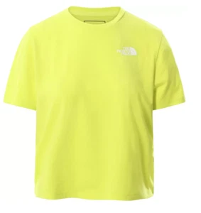 The North Face Womens Foundation Crop Tee / BNWT / Sulphur Spring Green / RRP£27