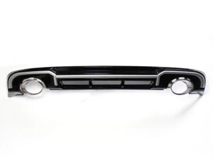 Difusor Trasero Negro + Parabrisas Ovalado para Audi A4 B8 Facelift 11-15 No RS4 - Imagen 1 de 1