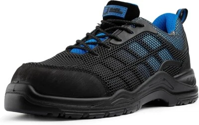 Entrenadores de seguridad con puntera compuesta para hombre Zapatos de trabajo impermeables sin metal S3 SRC 8007 - Imagen 1 de 4