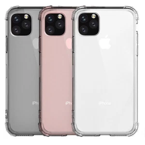 For Apple iPhone 16 Pro Case Four Corner Air Cushion Clear Soft Cover + Screen - Picture 1 of 10
