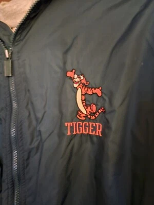Винтажная куртка Disney Store Tigger XXL зеленая ветровка Tigger - Изображение 1 из 4