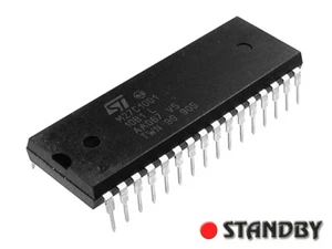 2pcs 27C1001-10 DIP32, M27C1001-10B1 STM, OTP EPROM, 1 Mbit (128Kb x 8), ROHS - Bild 1 von 1