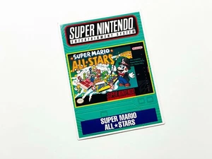 Super Mario All-Stars (SNES) VIDPro Karte [NUR 5x7 KARTEN] *AUTHENTISCH - Bild 1 von 6