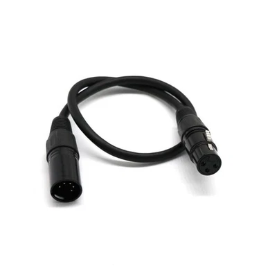 0.5M 5 Pin XLR Male Connector For 3 Pin Female Connector - Image 1 of 4
