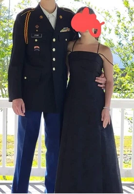 Black Ball Gown Dress Size XS. It Has A Corset Back And Is Perfect For Prom. - Image 1 of 2