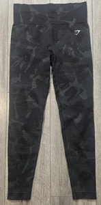 Gymshark Adapt nahtlose Camouflage Leggings grau zum Überziehen sportlich Damengröße Small  - Bild 1 von 9