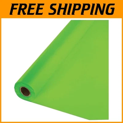 1200" x 40" Lime Plastic Table Runner - Image 1 of 2