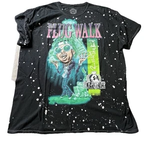Rich Forever Music Tshirt Uomo XXL Plug Walk Stampa All Over Nero Bianco Excel. - Foto 1 di 3