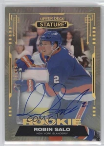 Variante fotográfica 2021 Upper Deck Stature Rookies/49 Robin Salo #193 novato automático radiocontrol - Imagen 1 de 4