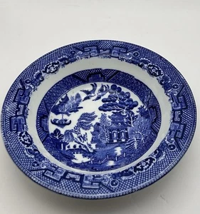 Vintage Allertons Blue Willow Berry/Dessert Bowl 6" - Picture 1 of 4
