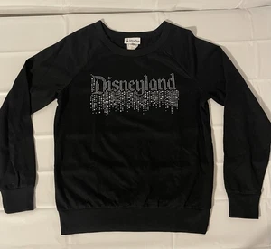 Disneyland Top For Girls Black Size CHX Rhinestones - Picture 1 of 10