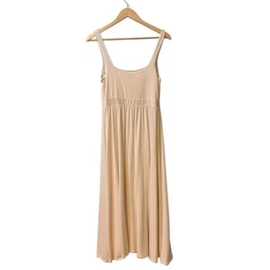 Wilfred Womens Market Midi Dress Medium Ivory Square Neck Cottagecore Resortwear - Picture 1 of 12
