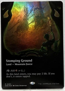Stomping Ground Foil Borderless Rare Edge of Eternities EOE 378 MTG - Picture 1 of 2