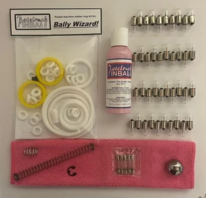 Kit de puesta a punto de mantenimiento de máquina de pinball Bally Wizard 1975 - Imagen 1 de 3