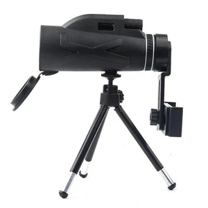 HD 80X100 Monocular Starscope Zoom Lense Telescope with Tripod Phone Holder - Picture 1 of 12
