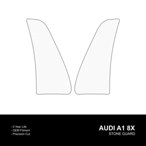 Audi A1 8X Stone Guard Protective Clear Vinyl | 1/4 Panel | OEM - Picture 1 of 3