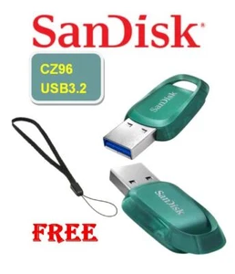 SanDisk 512GB 256GB 128GB 64GB Ultra Eco USB 3.2 Flash Drive Memory Stick lot UK - Picture 1 of 9