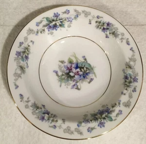 Noritake Violette 3054 Purple Violets Fruit Dessert Bowl - Picture 1 of 6