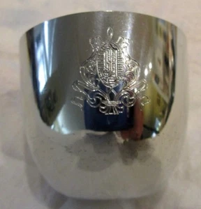 Camelot Zinn Virginia 1,5" x 2" Diamant Tasse mit HJ Gravur Handarbeit wunderschön! - Bild 1 von 10
