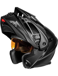 Castle X EX0-CX950 V2 Electric Snowmobile Helmet Solid Matte Black Display - Picture 1 of 4