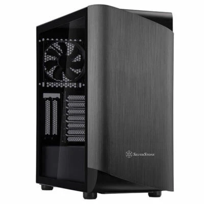 Silverstone SST-SEA1TB-G (Titanium/Black, Tempered Glass) SETA A1 ATX Mid Tower - Image 1 of 4