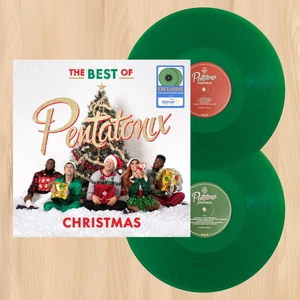 GREEN VINYL----  The Best of PENTATONIX Christmas EXCLUSIVE 2LP RECORD SET  1223 - Picture 1 of 2
