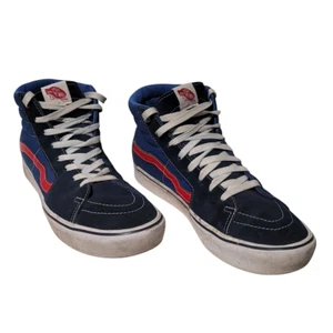 Vans SK8-Hi Comfycush Tri Tone Navy Blau Rot Skate Surf Schuhe Herren 11,5 T15 - Bild 1 von 6