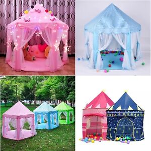 New Children Kids Play Tent Fairy Princess Girls Boys Hexagon Playhouse House UK
