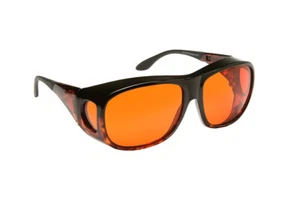 Eschenbach Solar Shields Orange Filter - LARGE, Low Vision, Sunglasses, Dark - Picture 1 of 2