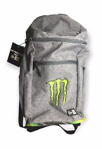 New Era x Monster Energy Drink Gray Cap Protector Laptop Backpack 