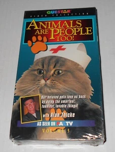 Animals Are People Too Vol. 5 con cinta de casete de video Alan Thicke VHS nueva sellada - Imagen 1 de 6