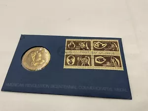 1972 AMERICAN REVOLUTION BICENTENNIAL COMMEMORATIVE MEDAL - ORIGINAL ENVELOPE - Picture 1 of 6