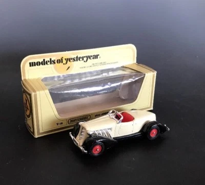 MATCHBOX Models of Yesteryear Y-19 1933 AUBURN 851 SUPERCHARGED w/Original Box - Image 1 of 4