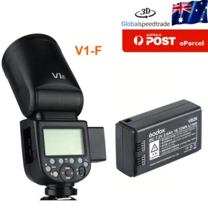 Godox V1-F 76W 2.4G Round Head Camera Speedlite Flash For Fuji - Picture 1 of 12