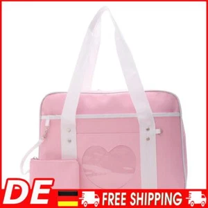 Modische Damen-Umhängetasche, transparent, Patchwork, Segeltuch, Reisehandtasche - Bild 1 von 12
