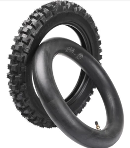 12" Rear Tire Tyre Tube 80/100-12 3.00-12 fr CRF70 PW80 KLX110 SSR Pit Dirt Bike - Picture 1 of 12