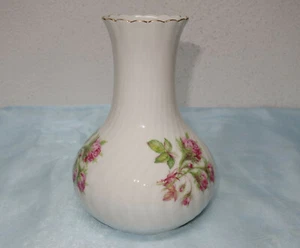 Tirschenreuth 1838 Hutschenreuther Vase Rosendekor 19 cm hoch - Bild 1 von 5