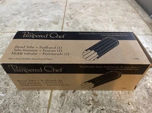 The Pampered Chef Scalloped Bread Tube Model Number 1565 New In Box Z2 - Picture 1 of 3