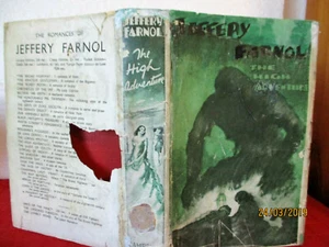 Jeffery Farnol THE HIGH ADVENTURE 1938 HCDJ 19th century mystery MR JASPER SHRIG - Picture 1 of 8