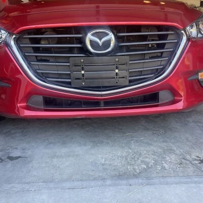 Soporte de placa de matrícula adaptador de reubicador de montaje kit de parachoques soporte para MAZDA Foto 1 de 4