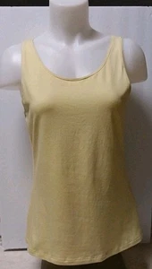 Eileen Fisher Mujer Camiseta Sin Mangas Color Amarillo Talla S - Imagen 1 de 7