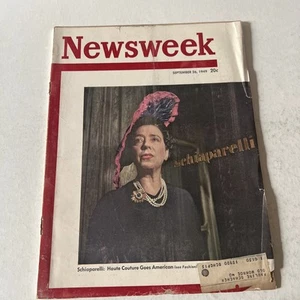 NEWSWEEK September 26 1949, Haute Couture Goes American, C3 - Picture 1 of 13