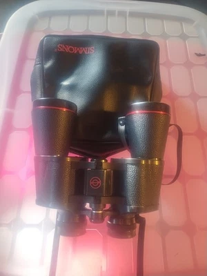 Simmons Binoculars Red Line Model 1107 10x50 367 ft @ 1000 yds W/ Strap See desc - Image 1 of 4