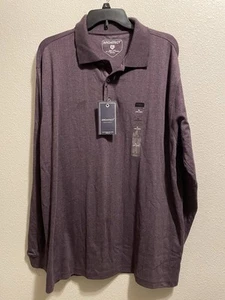 Architect Long Sleeve Golf Polo Shirt Maroon Size XL NWT H-99 - Picture 1 of 3