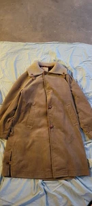 Vintage ZERO KING Corduroy Coat Plaid Wool Lining Men's Size 42 Made In USA - Picture 1 of 6