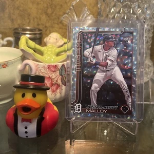 2025 Topps Silver Patterned Foilboard #269 Justyn-Henry Malloy RC Tigers - Picture 1 of 2