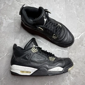 Nike Air Jordan Retro 4 IV Oreo 314254-003 Men's BlkGry Size 11.5 2015 - Picture 1 of 12